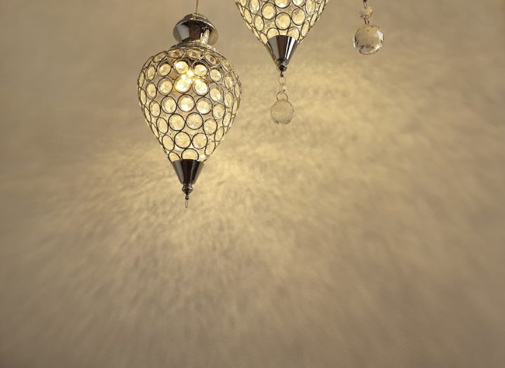Photo silk chandelier