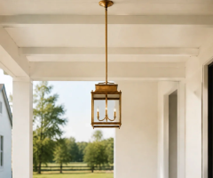 Industrial Loft Style Linen Shade Outdoor Lantern Ideas for Modern Spaces