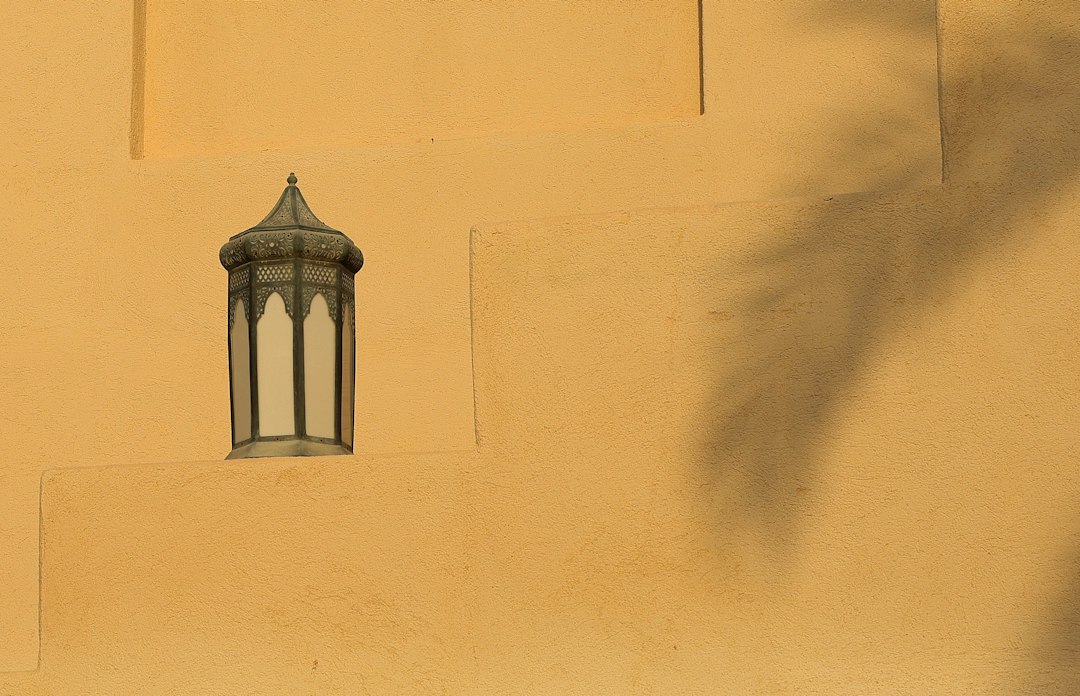Photo industrial loft linen shade outdoor lantern
